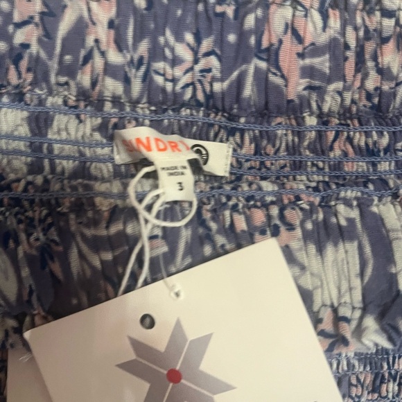 Floral Blue Skirt - Picture 3 of 5